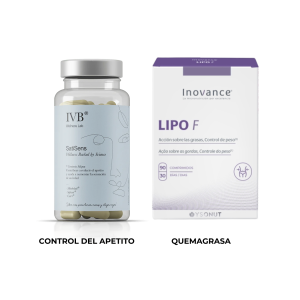 KIT PÉRDIDA DE PESO (SATISENS + LIPO F Quemagrasa)