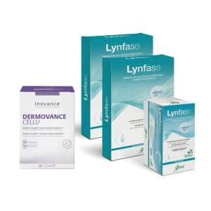 KIT ANTICELULÍTICO (Dermovance Cellu+ Lynfase Concentrado Fluido 12 viales x2 + Lynfase Tisana)